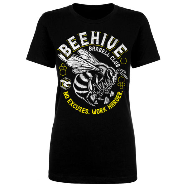 NO EXCUSES. WORK HARDER. - WOMEN'S FITTED T-SHIRT - AUKBHG NO EXCUSES. WORK HARDER. - WOMEN'S FITTED T-SHIRT - AUKBHG Thumbnail
